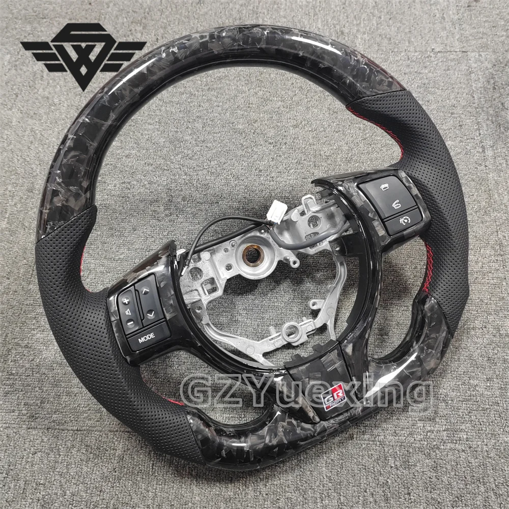Racing Real Forged Carbon Steering Wheel Frame for Toyota ZELAS Yaris Vios Sports Steering Wheel Core
