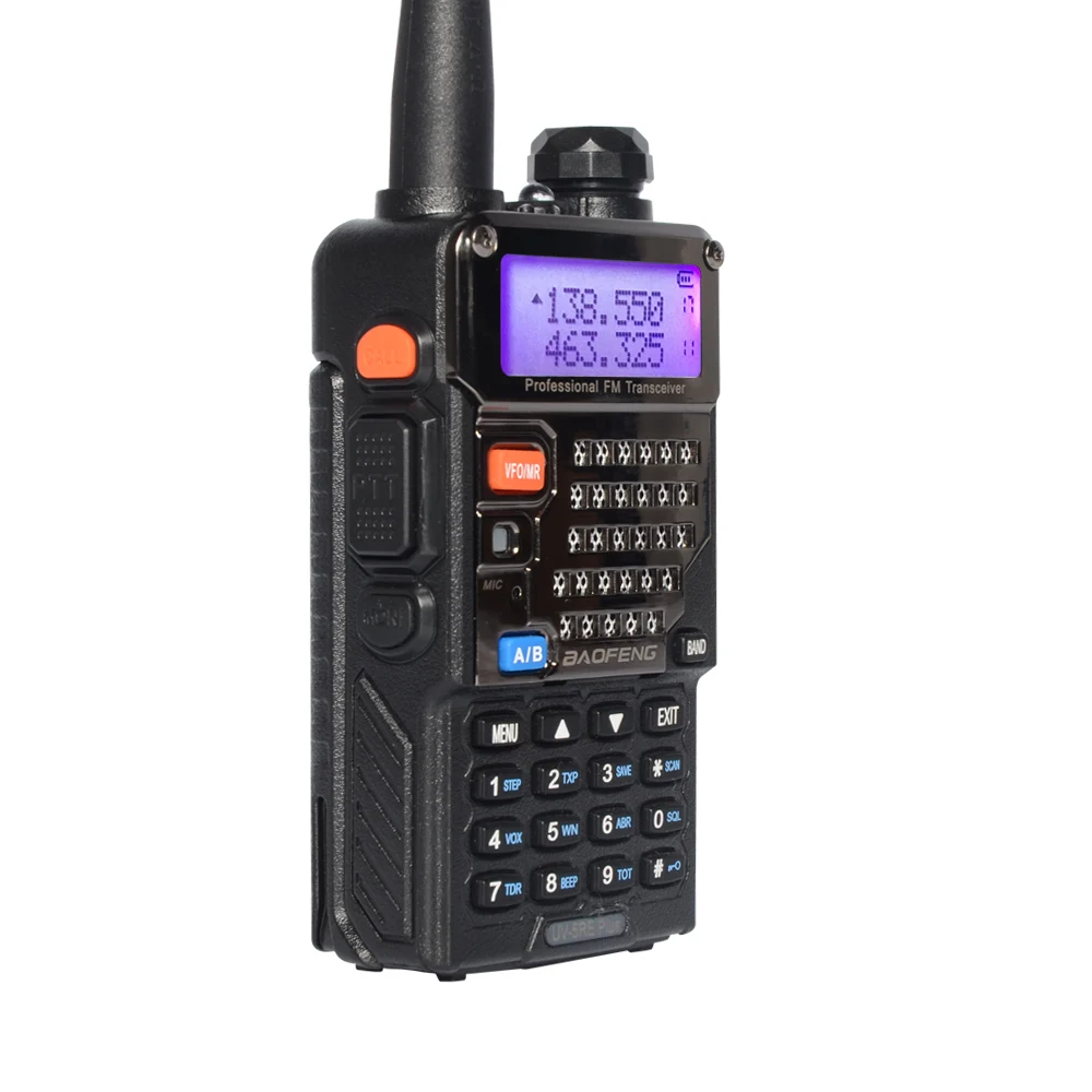 BaoFeng UV-5RE плюс иди и болтай Walkie Talkie “иди 5 Вт портативная рация радиолюбителей UHF VHF