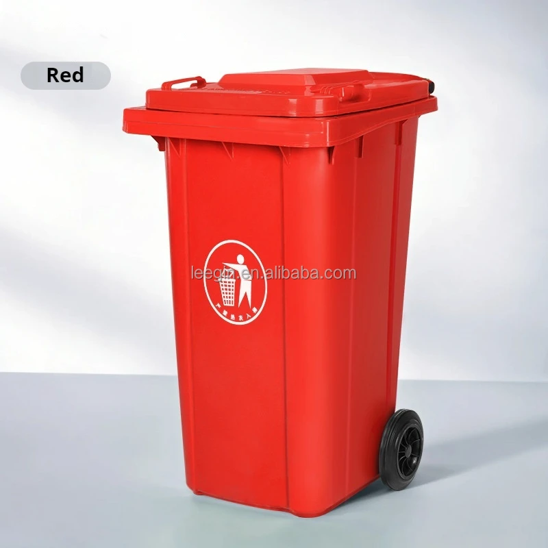 60L 100L 120L 240L Recycle Plastic Outdoor Large Garbage Bin Trash Can