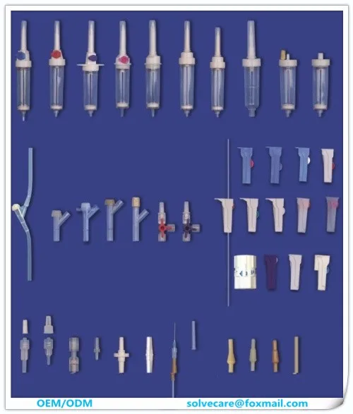 
Y site IV infusion set with L size dirp chamber 