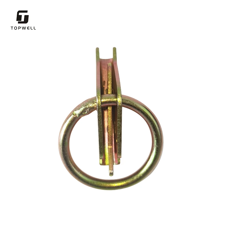 Steel E-Track Fitting O Ring Tie Down Anchors for Cargo Control