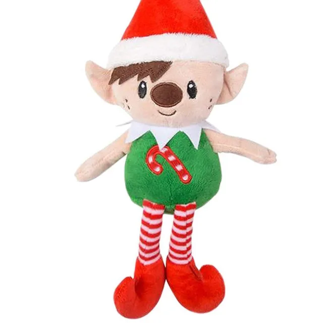 Custom Plush Christmas Elves Hanging Soft Elf Doll Toys