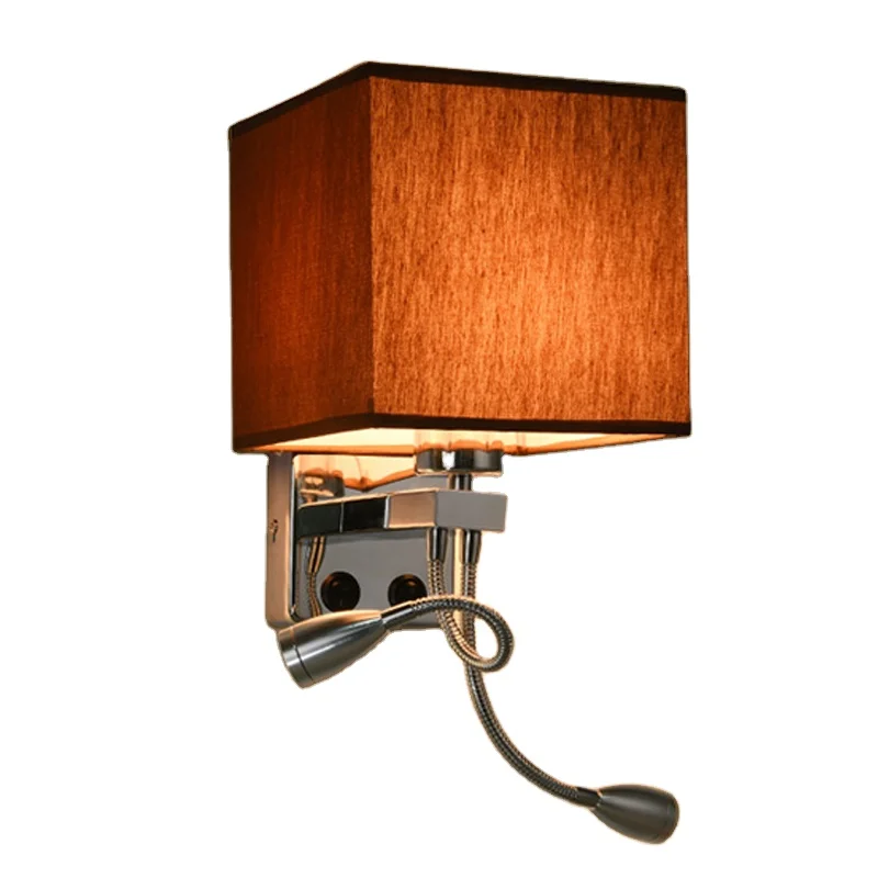 Customized American Hotel Project Simple LED Living Room Stair Reading Bedside Wall Lamp