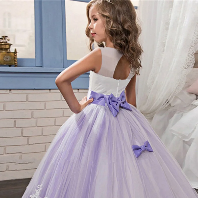 Child Flower Girls Formal Party Dress Bridesmaid Prom Pageant Christmas Dresses RC114061