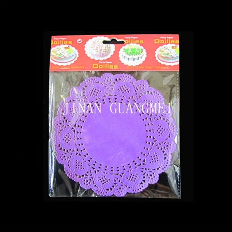Высококачественная недорогая Экологически чистая кружевная бумага Doily/круглый Дойли/Одноразовая для торта