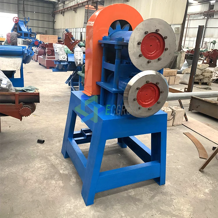 High powered scrap tire cutting machine tyre grinding machine for making rubber powder