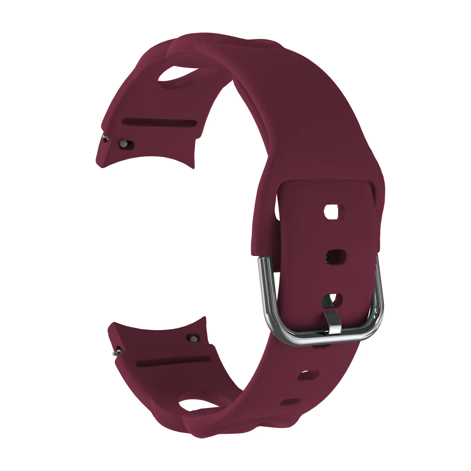 Double Circle Fashion Watch Bracelet Smart Watch Wristband Universal for Samsung Watch 4 5 6 7 Series Silicone Wristband