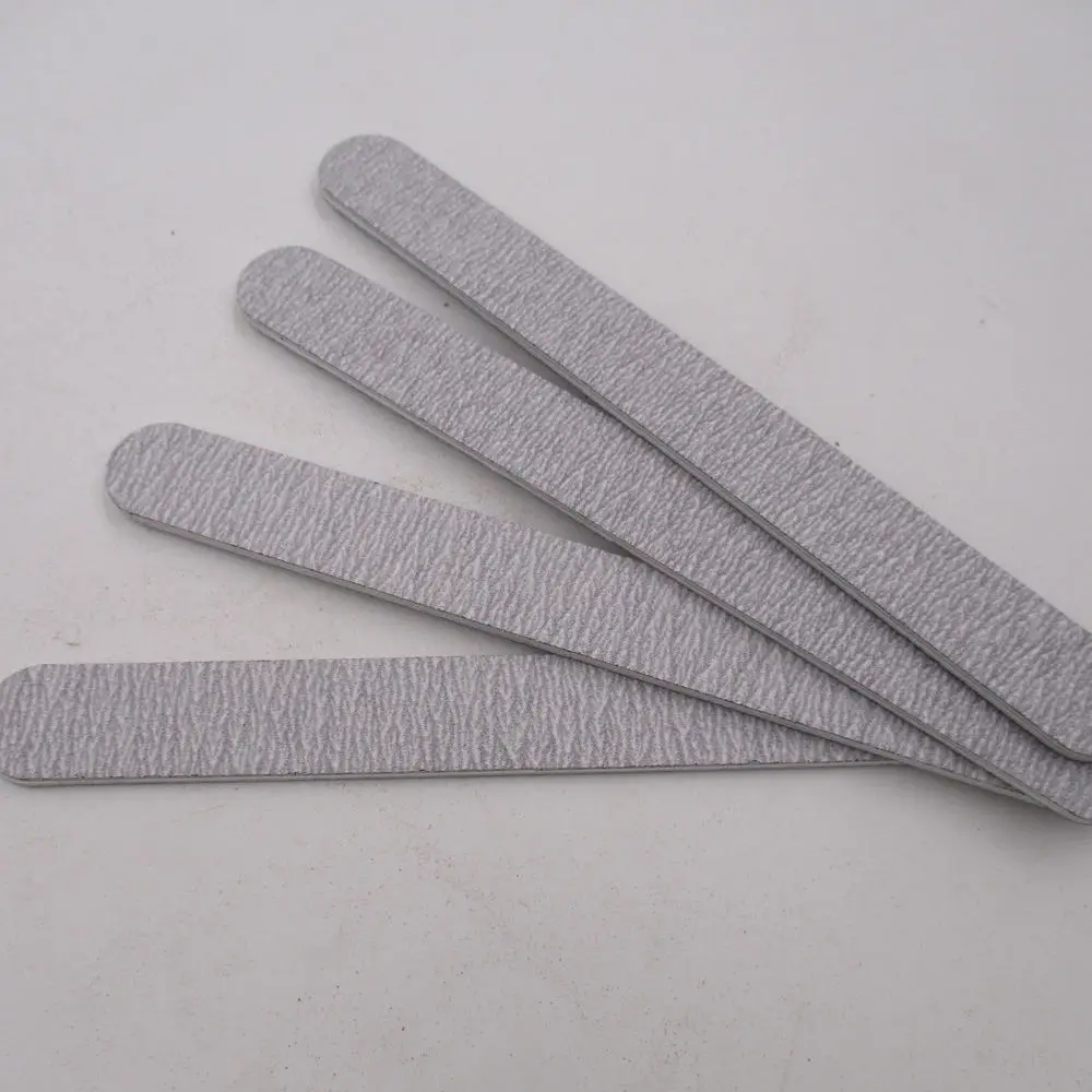 Japan Sand Paper Zebra Grey Nail File 100/180 Grit for Poly Nail Gel Manicure Kit Salon Home Use Nail File