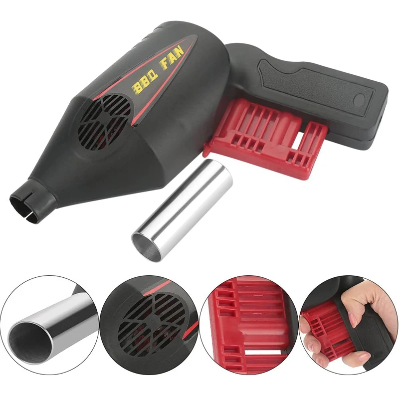 Portable bbq hand blower charcoal fire blower bbq fan manual barbeque blower outdoor camping barbeque tools
