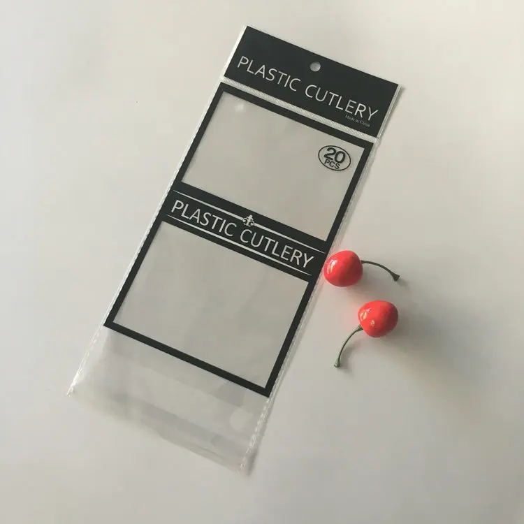 Head Card Opp Header Bag Self-adhesive Pouch Self Adhesive Clear Plastic Bag