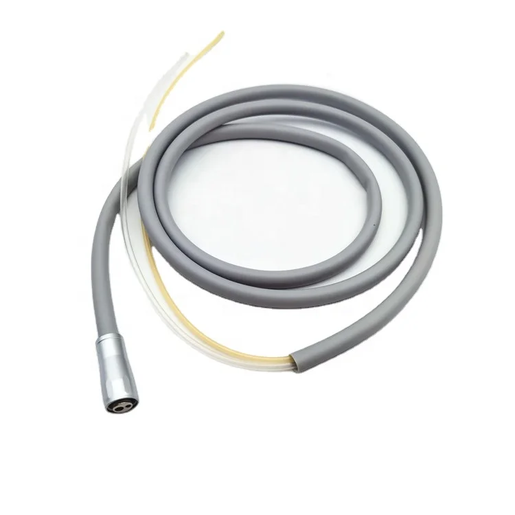 High Quality 2/4 Holes Dental Handpiece Silicone Rubber Hose Tube With Connector Dental Equipment