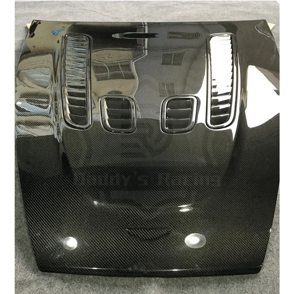 OEM Стиль углеродное волокно Передняя капота подходит для Aston Martin Vantage V12 05-17 крышка двигателя с вентиляционными отверстиями