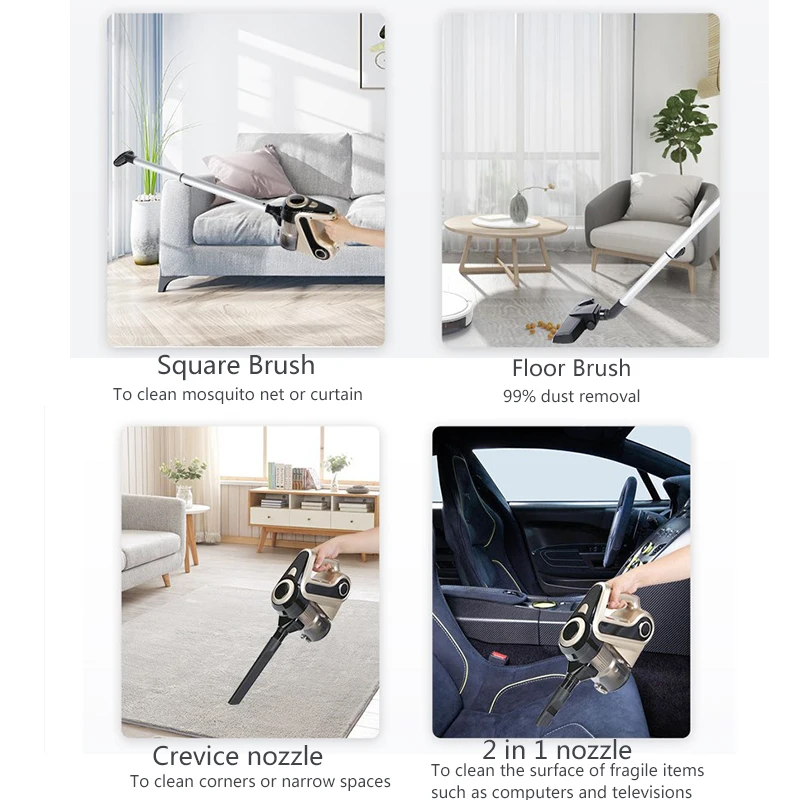 Hot sale 600W RTS Cyclone Cord Handheld Vaccum Cleaner Stick Bagless Wired Vacuum Cleaner