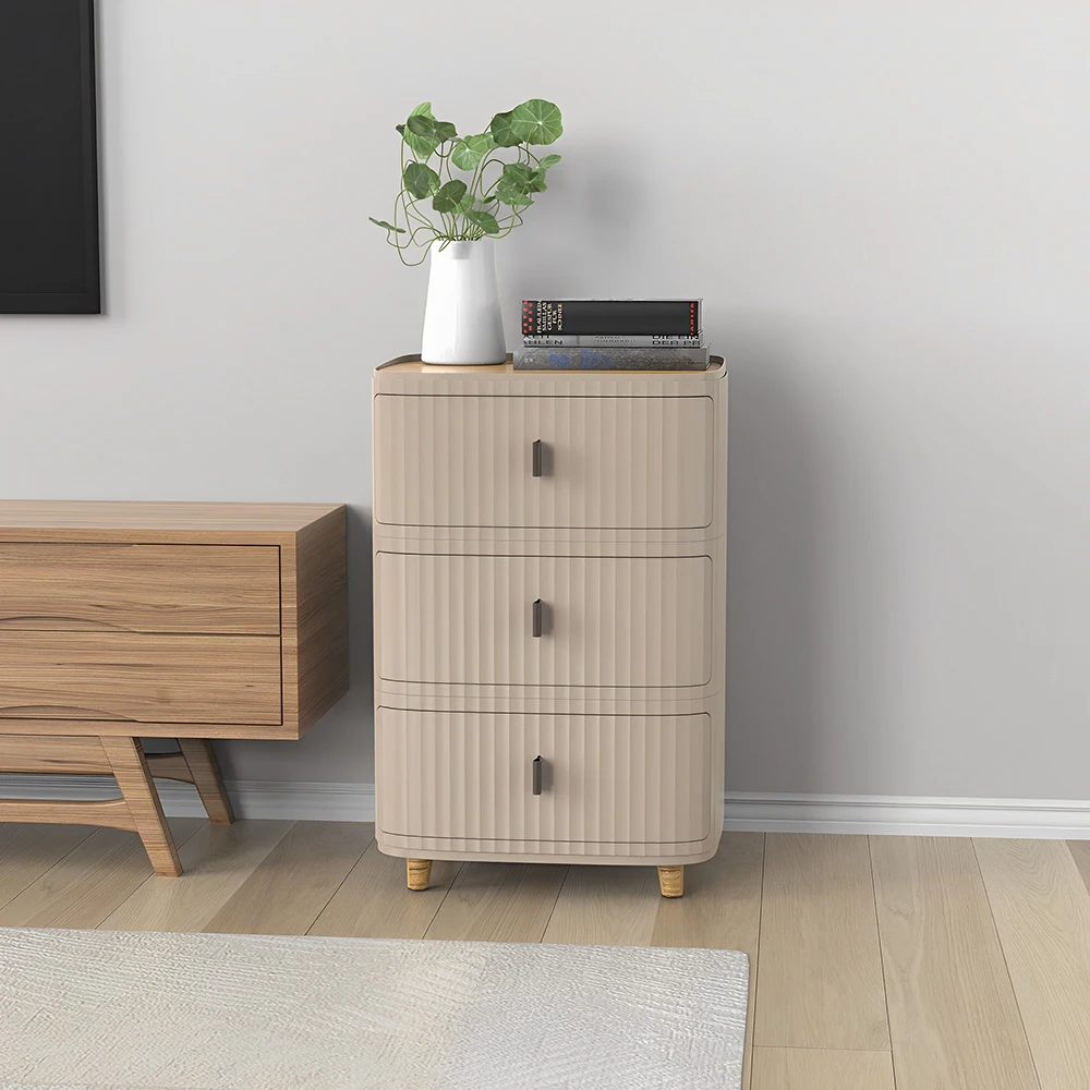 Customizable Lounge Kids Drawer Toy Storage Cabinet Plastic Cabinet Storage with TPR Handle