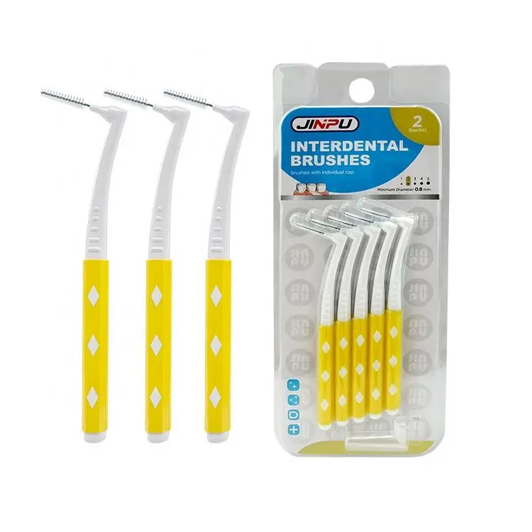 Dental disposable toothbrush orthodontic interdental brush braces brushes with orthodontic use