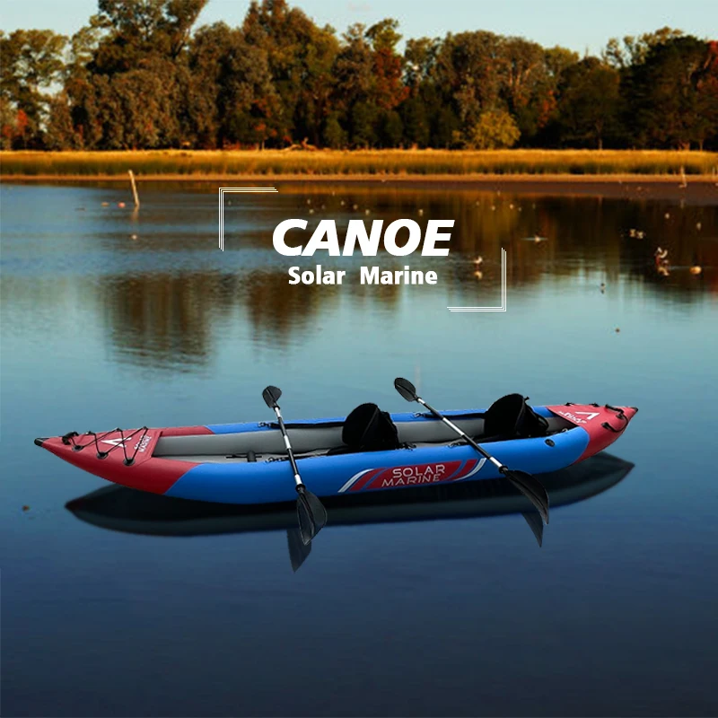 Solar Marine 2 Person Tandem Inflatable Fishing Kayak