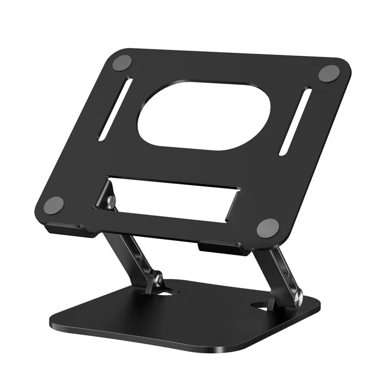 Portable laptop holder for desk stable computer riser aluminum folding laptop stand height adjustable