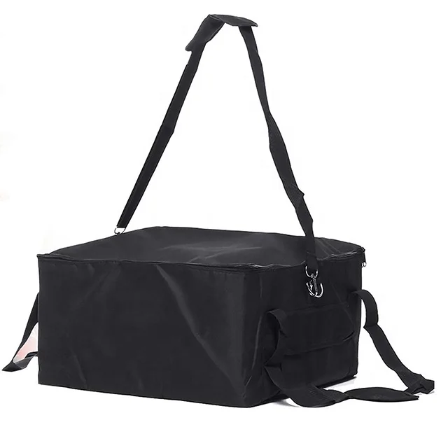 Customized Waterproof 16 Inch Insulate Thermo Restaurant Catering Grocery Pizza Drink Takeaway Bag Food Courier Go Delivery Tote