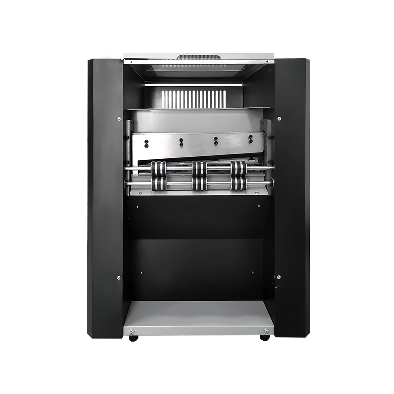 Automatic booklet maker SBM-460 electric folder folding machine booklet maker and folding machine with best price manual feeder