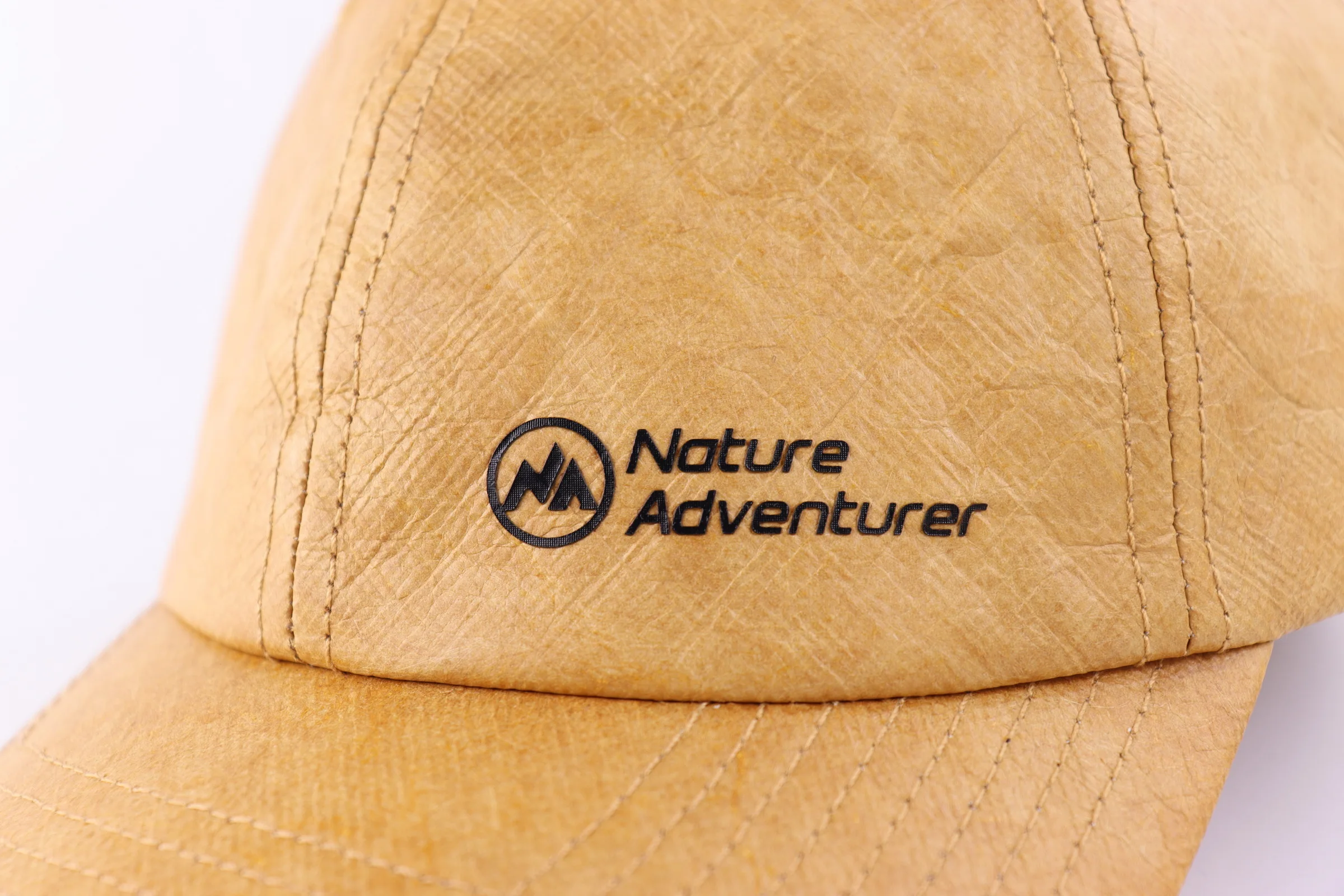 Premium Classic Custom Dupont Tyvek paper fabric  6-Panel Dad Hat soft panel HD raised printing logo