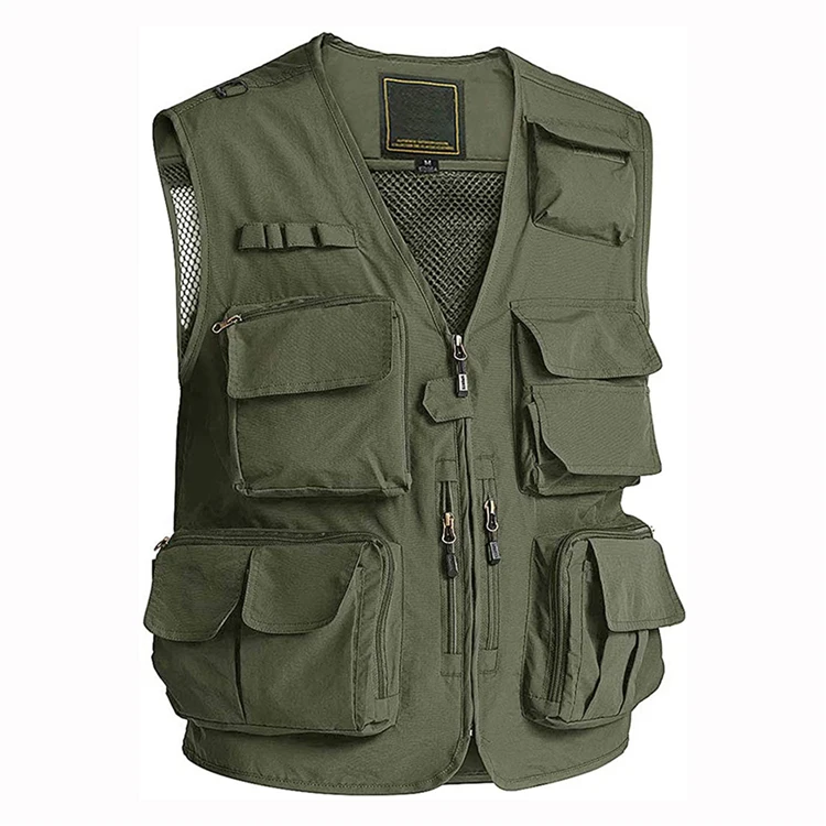 Производитель одежды тактический уличный жилет Molle мужской нейлоновый для рыбалки нахлыстом походный с несколькими карманами