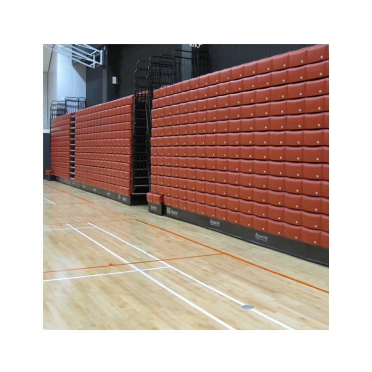 Avant university stadium tribune hand-operated manually telescopic tribune tribune telescopic platform indoor bleacher