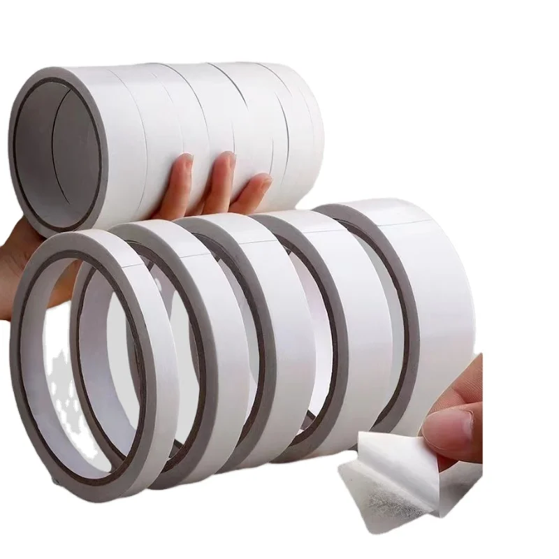 Custom double side faced tape adhesive double sided paper coated tissue tape roll