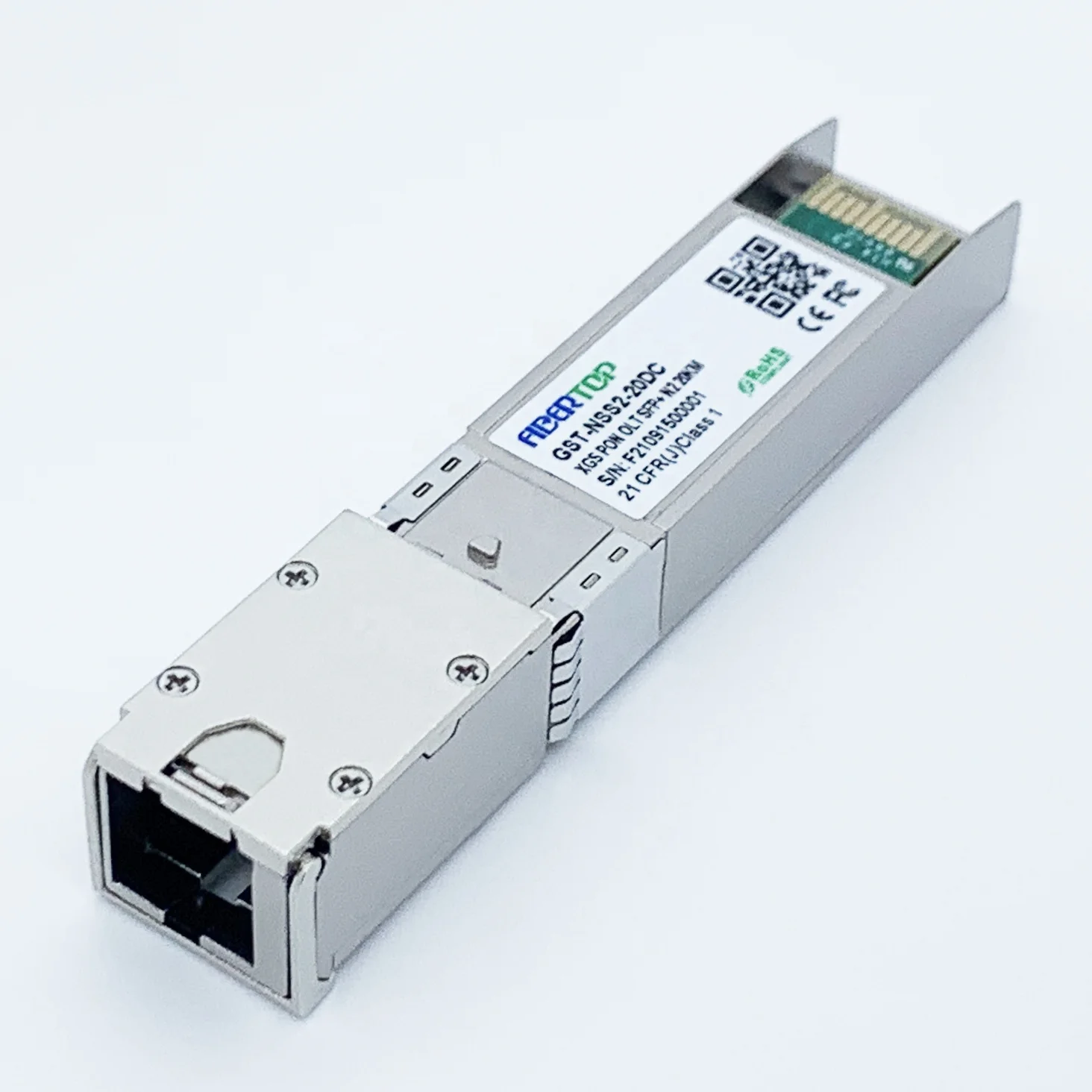 Оптический модуль Fibertop XGSPON OLT SFP + трансивер 20 км 1577nm-TX/1270nm-RX класс N2 DOM SC SMF