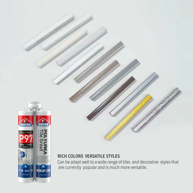 ZOCOO Two Component High Strength Anti-bacterial Polyurea Epoxy Grout for Swimming Pool Tile Grouting Material