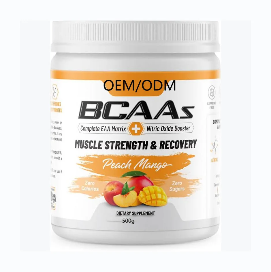 Заводские прямые продажи OEM безглютеновая Спортивная добавка BCAA порошок