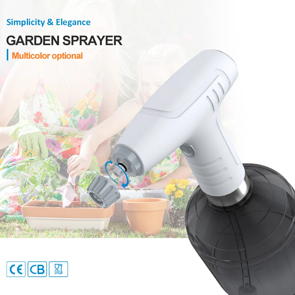 Watering Garden Lithium Ion Rechargeable Battery Electric Atomizing Sprayer For Office