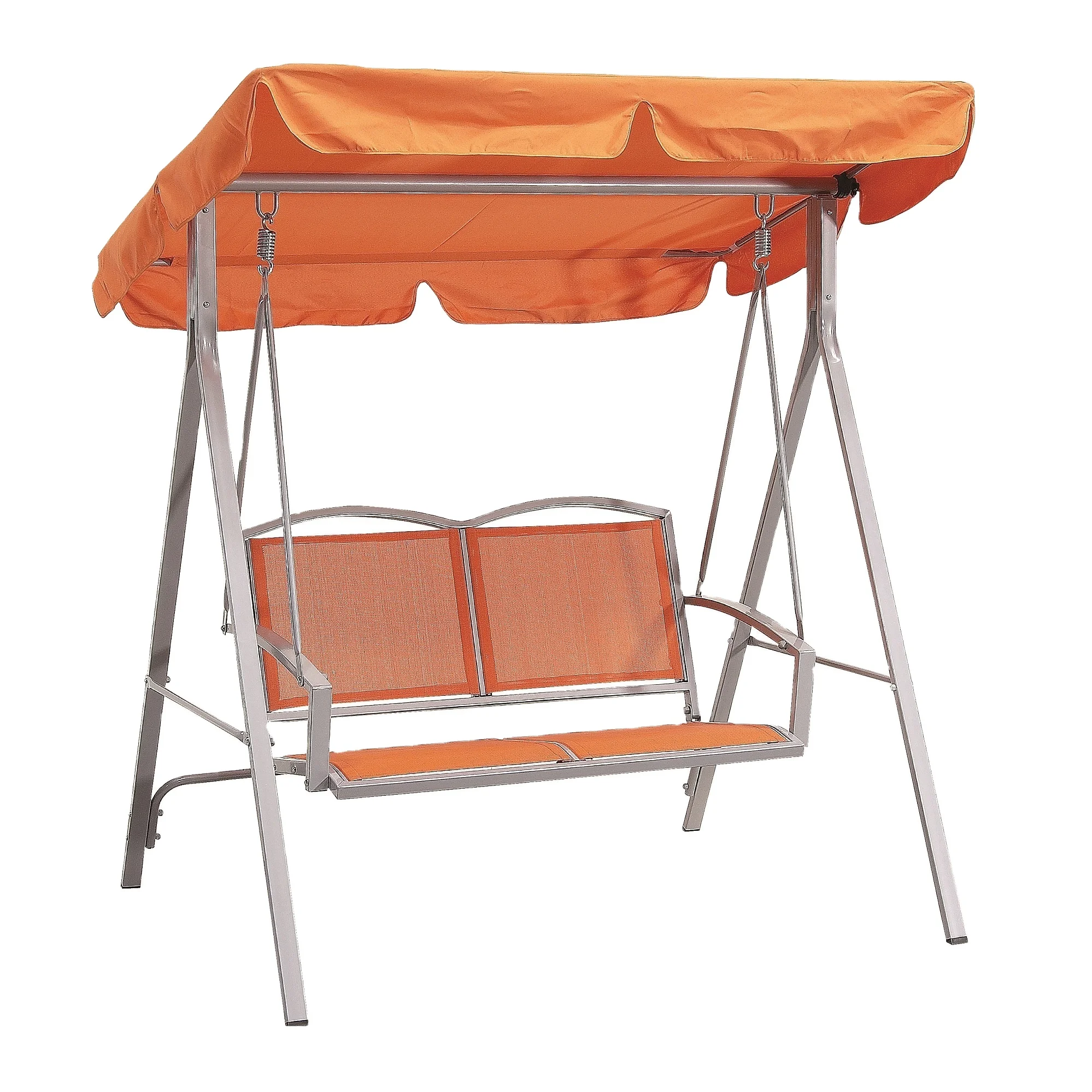 
3 seats recline metal outdoor swing chairs ,rocking recliner outdoor chair,garden canopy swing chairs 