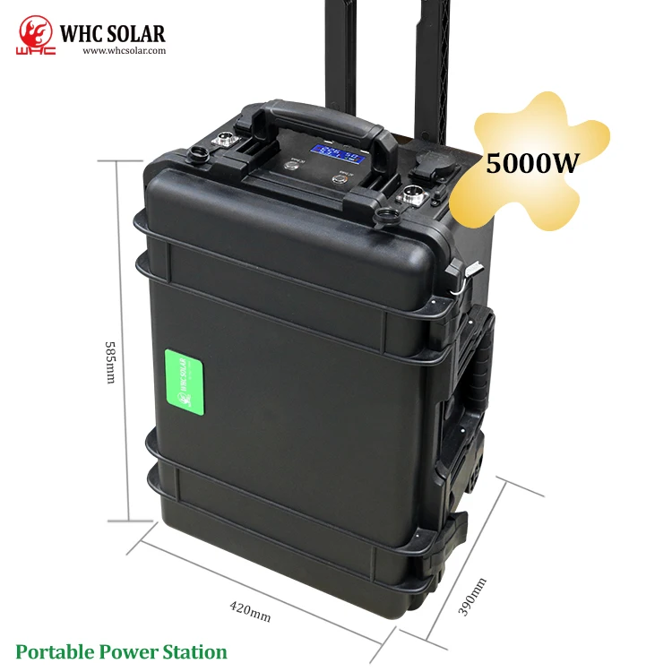 WHC SOLAR 500W 1000W 2000W Solar Power Panel Generators Lithium 3000W Home Energy System Portable Power Station Solar Generator