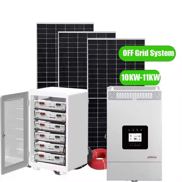 EPEVER Hybrid Solar Off-Grid System 10KW/11KW 4.8KWH Lithium Ion Two Parallel Inverter Machines Home Use MPPT Ukraine Kit