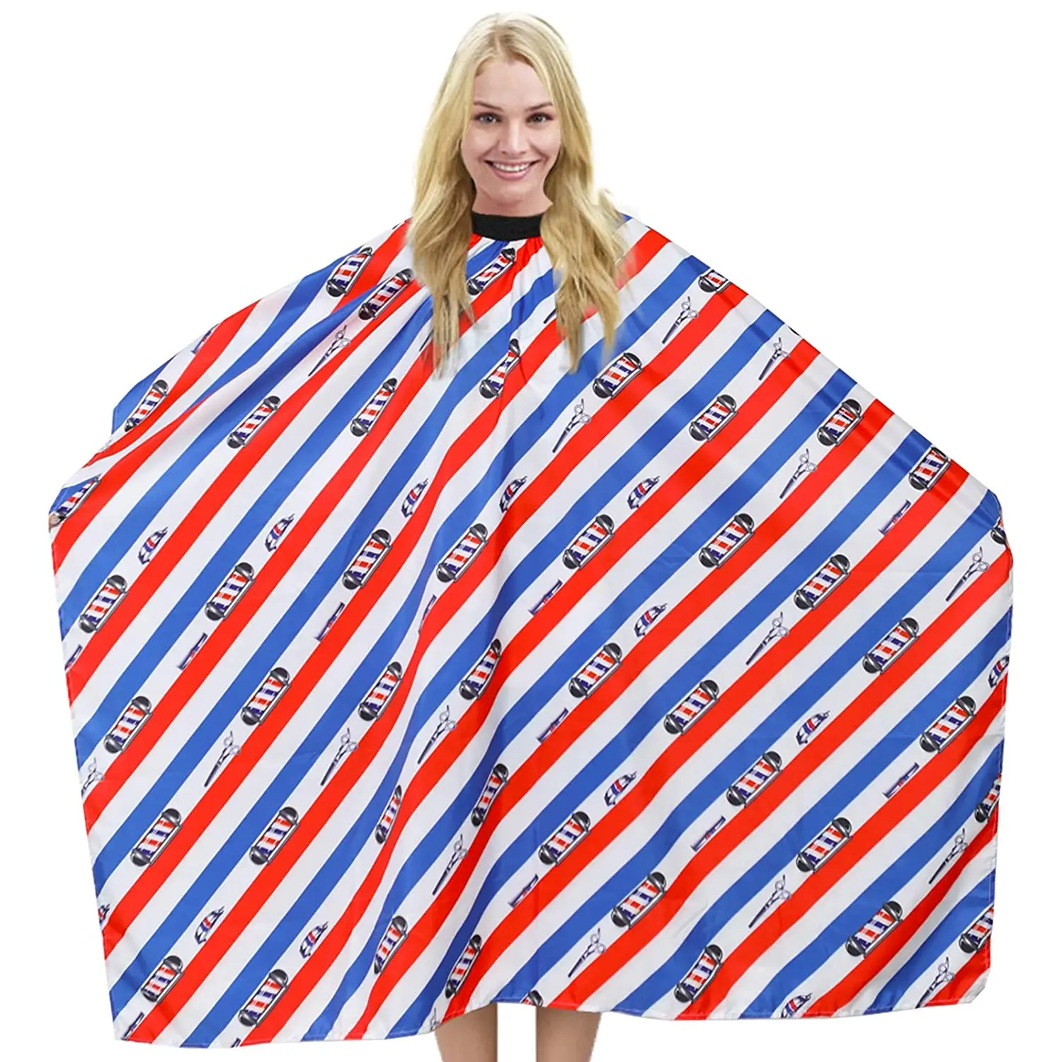 Barber capes satin fabric hair dressing cape for hair salon