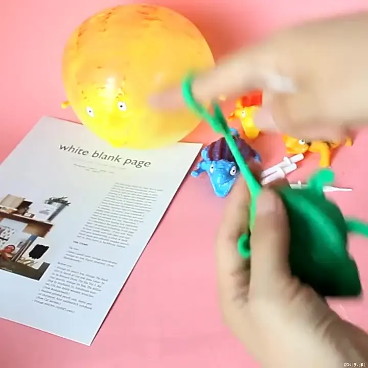 Juegos Para Ninos Amazon Hot Selling Creative Blowable Soft Dinosaur Animal  Balloon Ball Fidget Toys