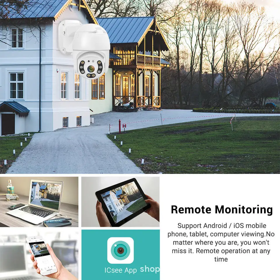 NVR Surveillance Camera System Set 3Mp 5Mp 4X Digital ZOOM 2CH 4CH Home CCTV Security Camera System