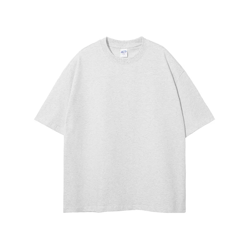 High Quality Street Wear 275GSM 100% Cotton heavyweight Unisex Drop Shoulder blank Oversized T-shirt