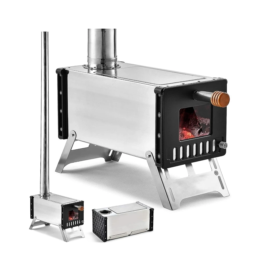 2022 Newest Product Portable Bbq Grill Camping Stove Portable New Hot Indoor Wood Burning Stove