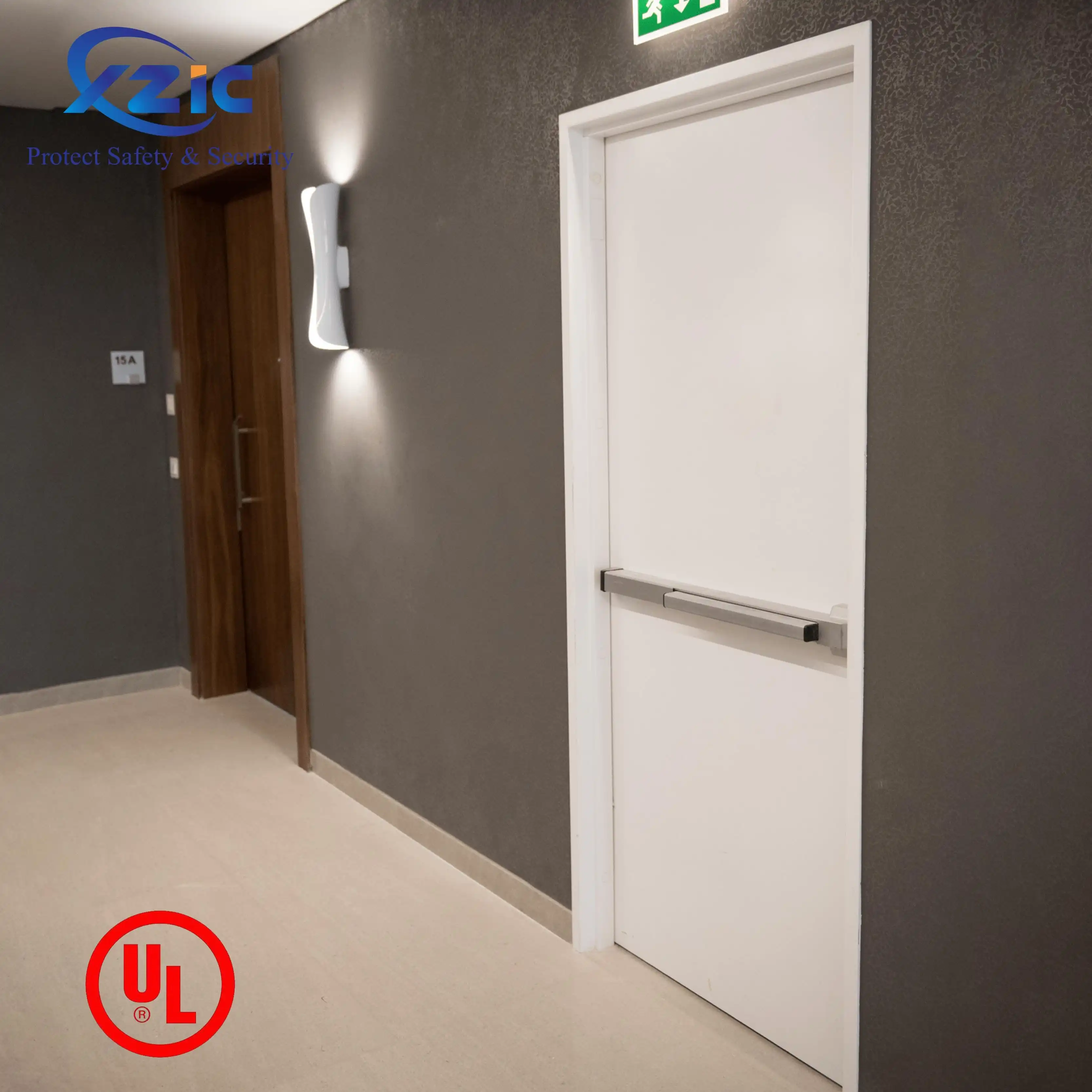 UL certificated fire proof door 180mins Fire Proof Heat Resistance Steel Door