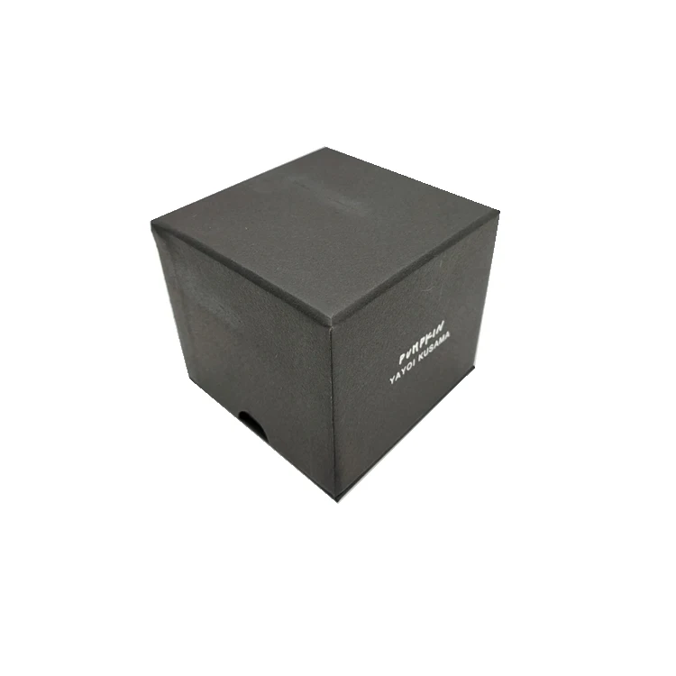 Handmade Black Square Cardboard Box Customized Full Telescope  Cream Bottle Paper Cosmetic Box