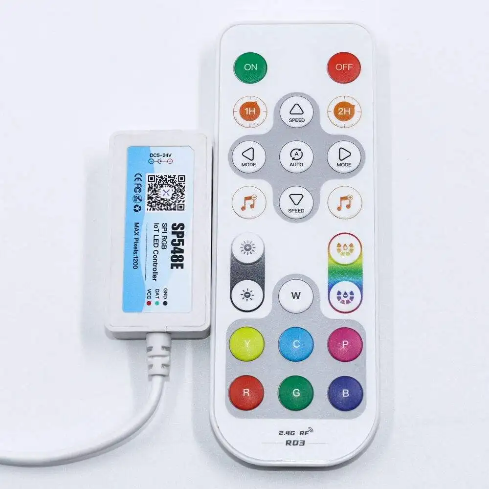 SP548E SPI blule tooth WiFi светодиодный контроллер DC5-12V пиксельный для RGBIC Светодиодная лента