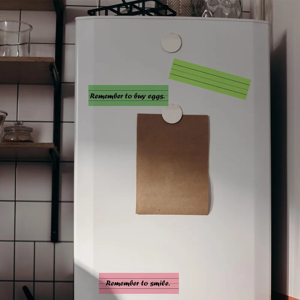 Custom Dry Erase Writing Strip Magnetic Sentence Strips Lined Sentence Learning Strip for Classroom