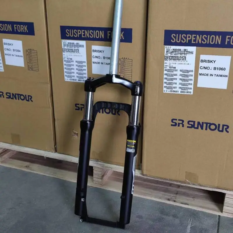 Mountain Bike Coil Spring Suspension Fork ZOOM Fat Bike Fork Magnesium Alloy Front Fork 879AMS