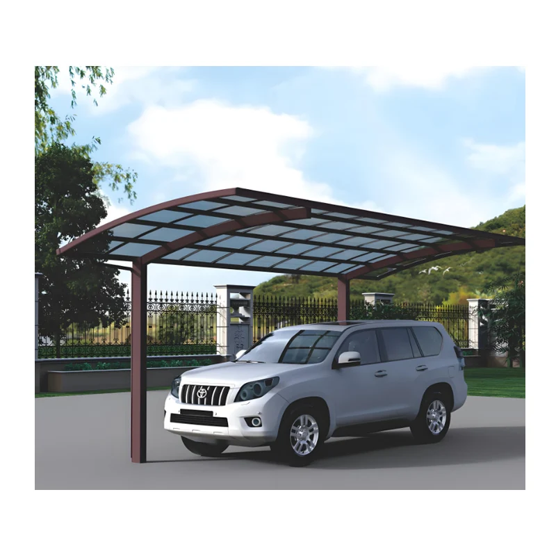 Custom Size OutDoor Aluminium Carport Parking Space Good Quality Convenient Carport Metal Carport Waterproof Hot Sale