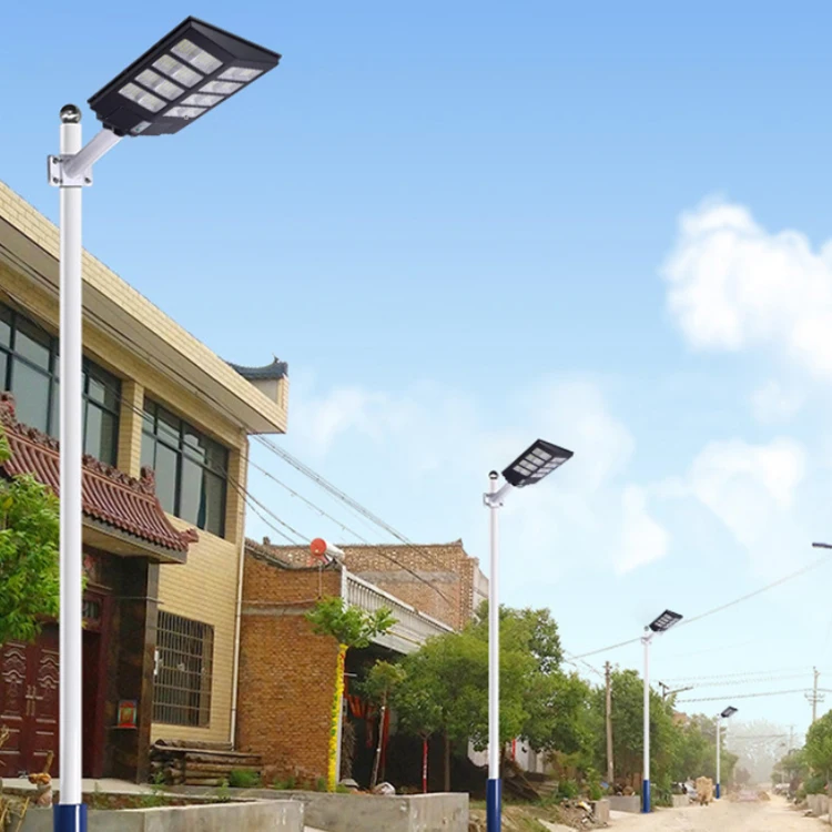 Energy Saving Outdoor Waterproof Ip65 ABS Housing 300w 400w 500w All In One Solar Led Street Lamp