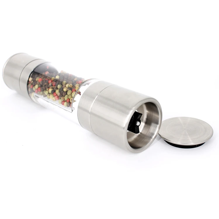 2 in 1 manual salt and pepper grinderpepper Mill  with double ended design