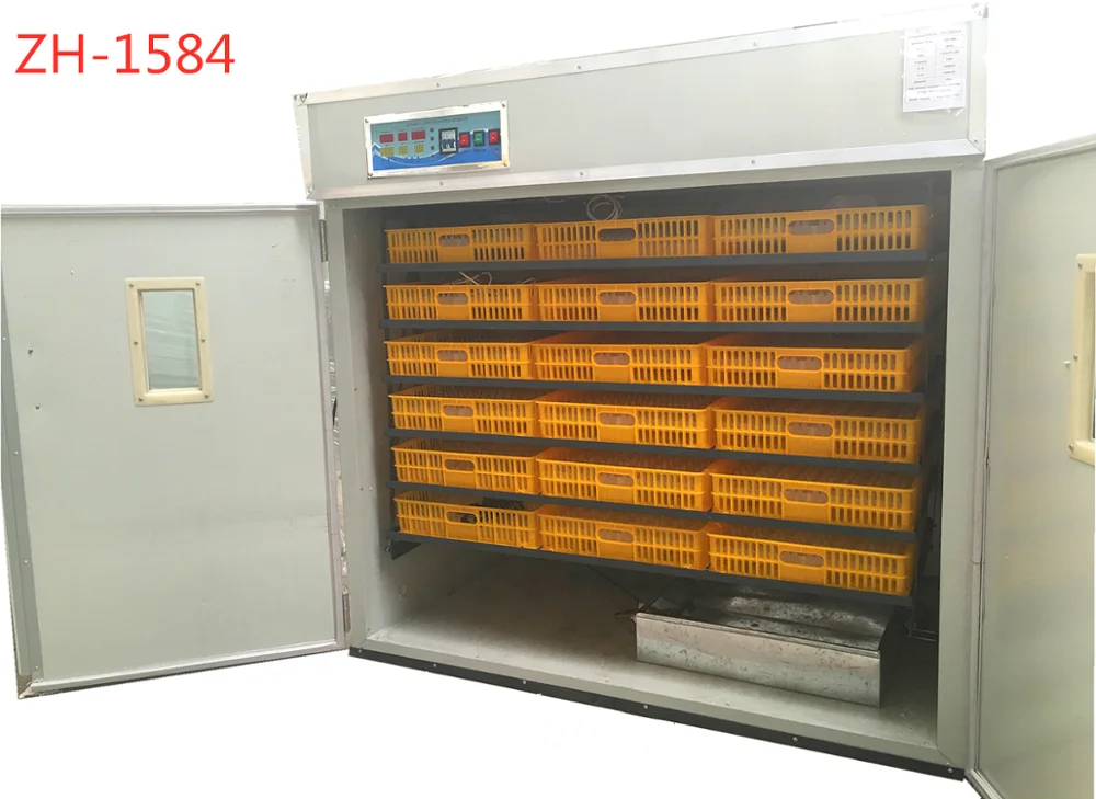 Stainless steel egg incubator/1500 eggs  high quality hatcher made in China ZH-1584