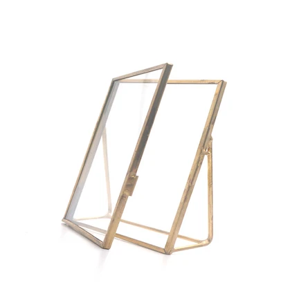 Новинка, золотистая зеркальная Хрустальная салфетка, коробка для хранения косметики, шкатулка для ювелирных изделий, чехол с металлической рамкой для фотографий, держатели