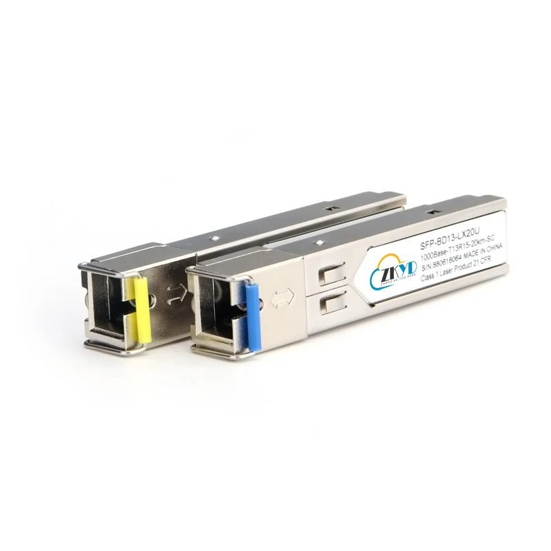 SFP модуль Bidi 1 25 г 1550nm/1310nm 20 км SM SC трансивер